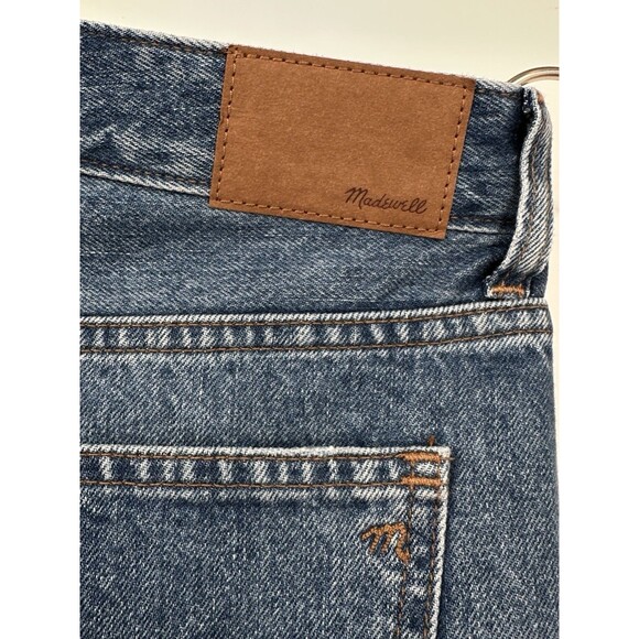 NWT Madewell Women’s Low-Slung Straight Jeans Med Wash Button Fly SZ 29 - Picture 3 of 10
